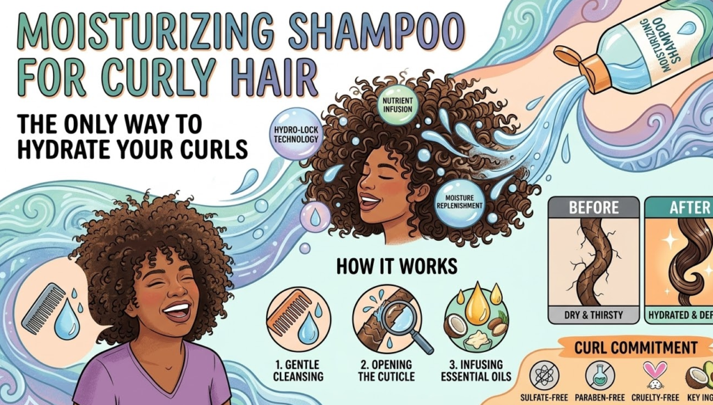 Moisturizing Shampoo for Curly Hair