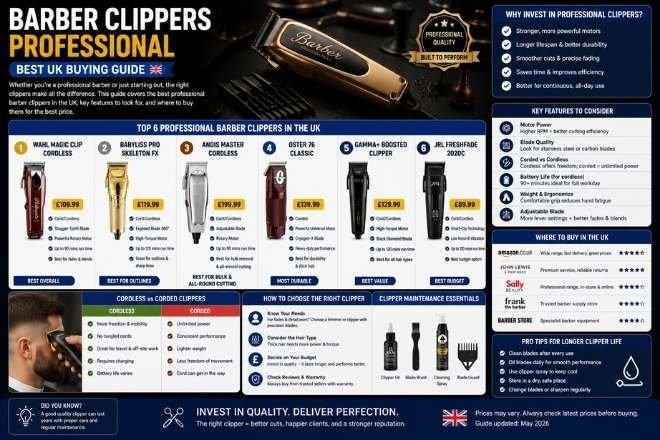 Barber Clippers Professional