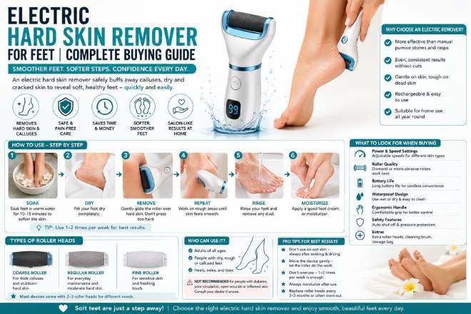 Electric Hard Skin Remover for Feet