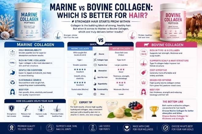 Marine vs Bovine Collagen