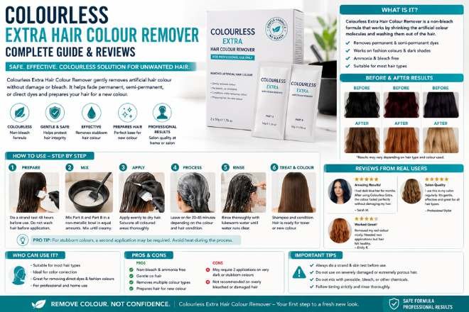 colourless extra hair colour remover