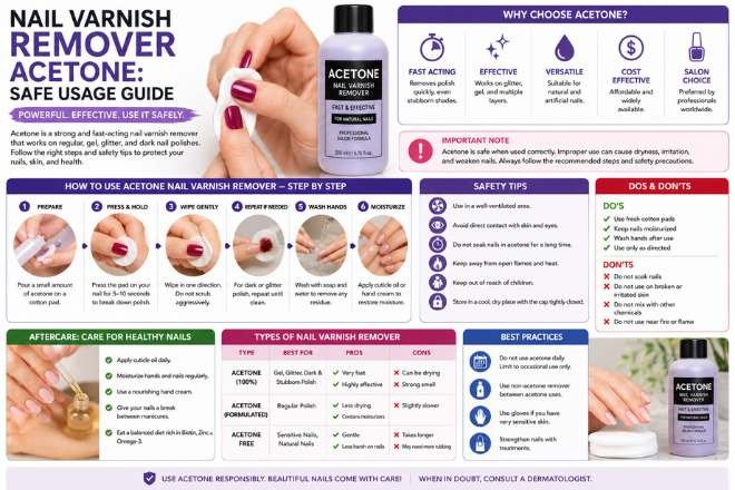nail varnish remover acetone