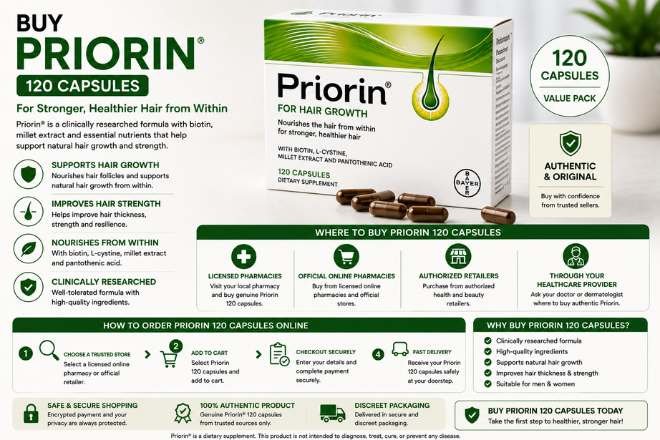 Buy Priorin 120 Capsules