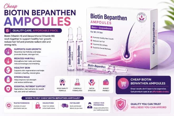 Cheap Biotin Bepanthen Ampoules