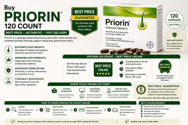 Priorin 120 count best price