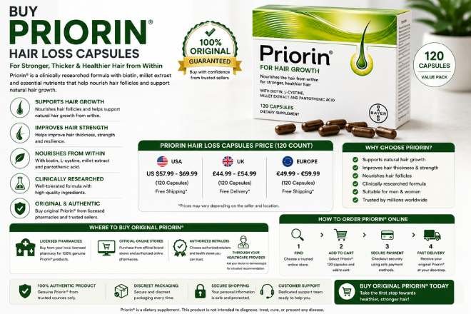 Priorin Hair Loss Capsules Price