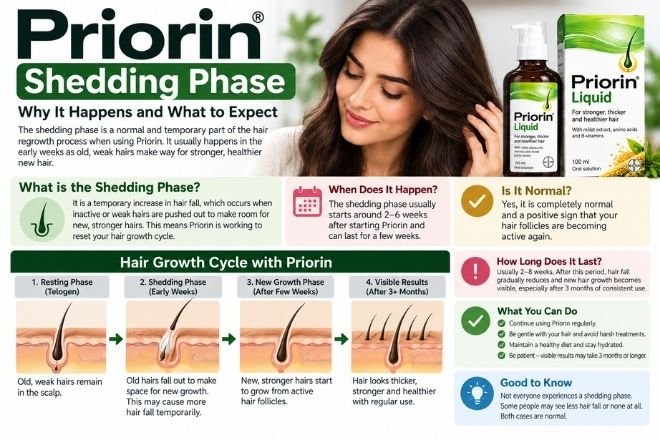 priorin shedding phase