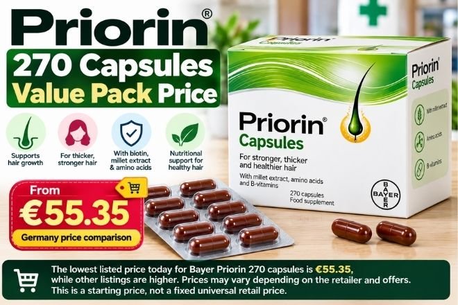 Priorin 270 capsules value pack price